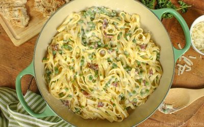 Ranch Fettuccini Alfredo with Bacon – Easy Weeknight Meal With Ronzoni Homestyle Pasta (Save NOW At Publix!)