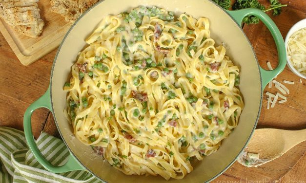 Ranch Fettuccini Alfredo with Bacon – Easy Weeknight Meal With Ronzoni Homestyle Pasta (Save NOW At Publix!)