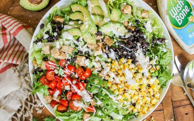 Easy Fiesta Chicken Salad – Delicious Recipe To Go With  The Wish-Bone Dressing Sale At Publix