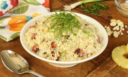 Hawaiian Luau Rice With Smoked Sausage – Fantastic Meal For The Eckrich Smoked Sausage Sale At Publix