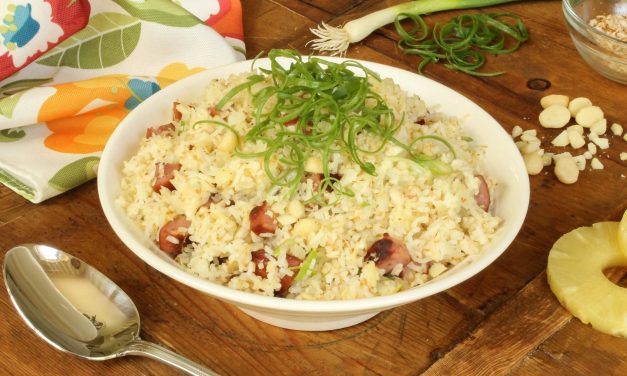 Hawaiian Luau Rice With Smoked Sausage – Fantastic Meal For The Eckrich Smoked Sausage Sale At Publix