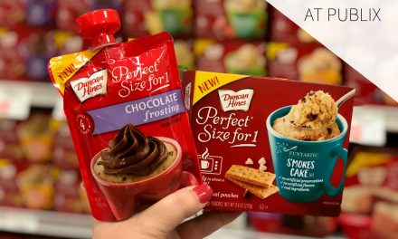 Grab A Great Deal On Duncan Hines® Perfect Size for 1® At Publix + Get A Free Topping!