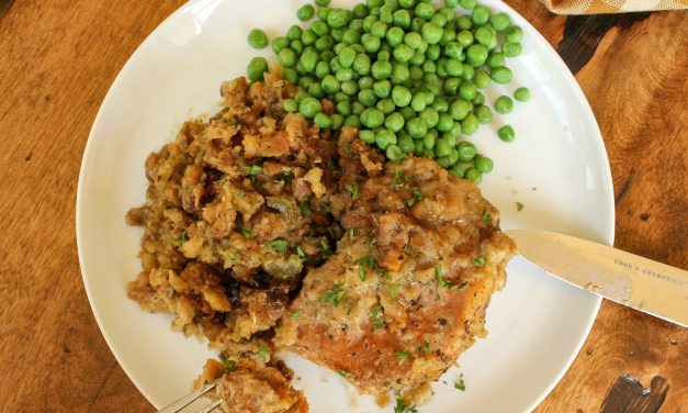 Slow Cooker Pork Chops & Dressing – Share How You Shake it Up with Smithfield Fresh Pork For A Chance To Win $5000