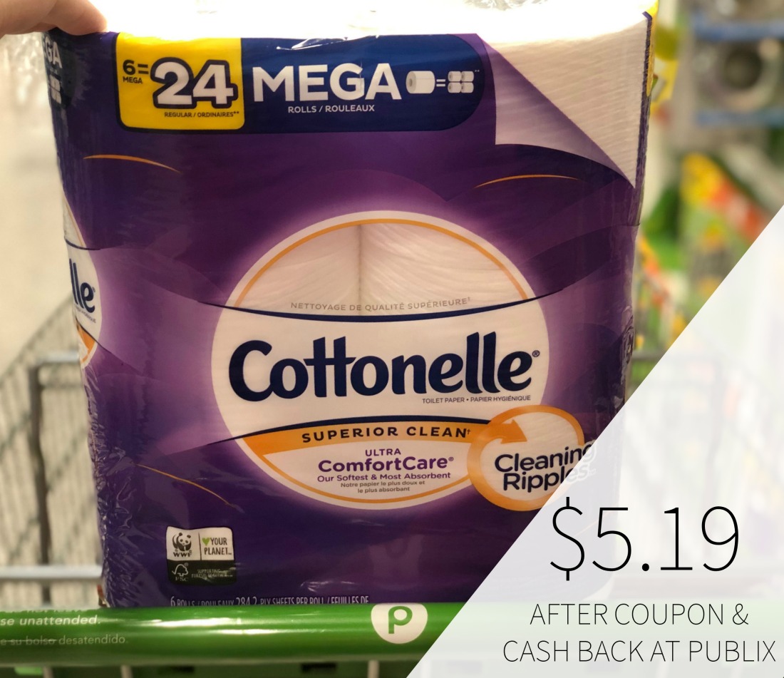 Cottonelle Toilet Paper – Save Over $3 At Publix Cottonelle Toilet Paper - Save Over $3 At Publix