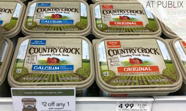 Last Week To Grab A Super Deal On Country Crock – Save $2 At Publix (Through 4/26)