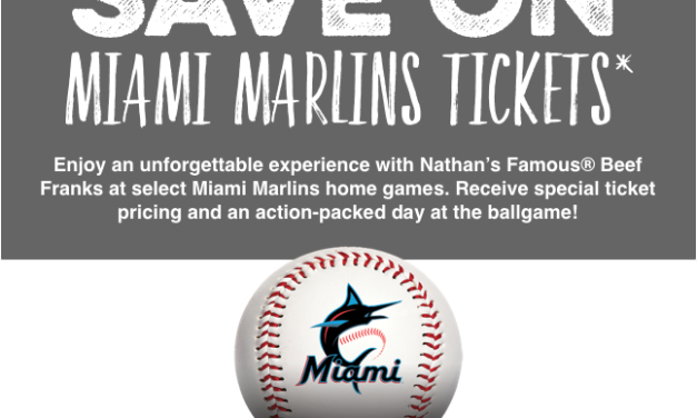 Grab Nathan’s Famous® Beef Franks At Publix And Save On Miami Marlins Tickets – Enjoy A Day Of Fun At A Huge Discount!