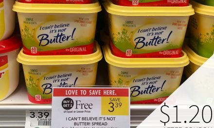Get I Can’t Believe It’s Not Butter! As Low As $1.20 After Sale & Coupon At Publix