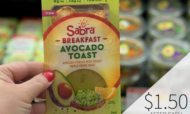 Find New Sabra Breakfast Avocado Toast & Sabra Breakfast Hummus Toast At Your Local Publix (Save With The Big Cash Back Offers!)