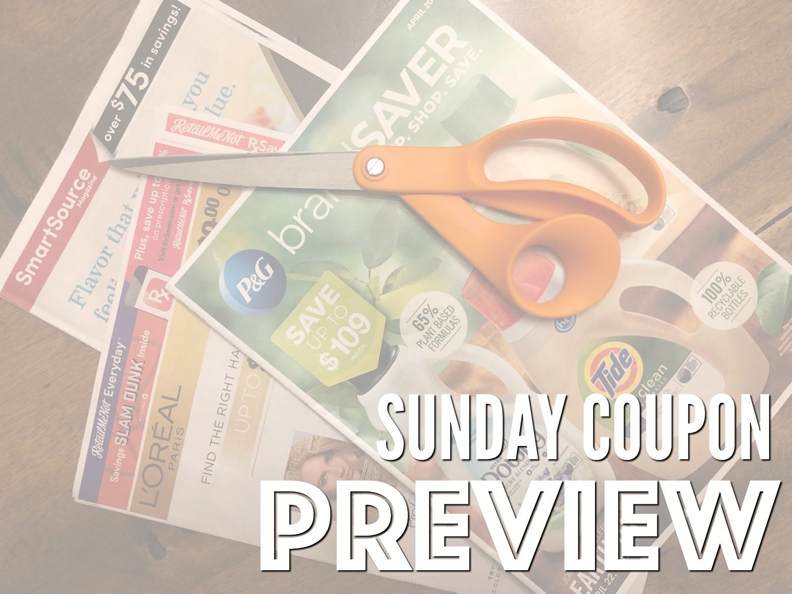 Sunday Coupon Preview For 5/5 - Three Inserts on I Heart Publix