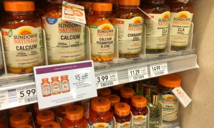 Fantastic Deals On Sundown Naturals Vitamins or Supplements Available Through 5/3 At Publix