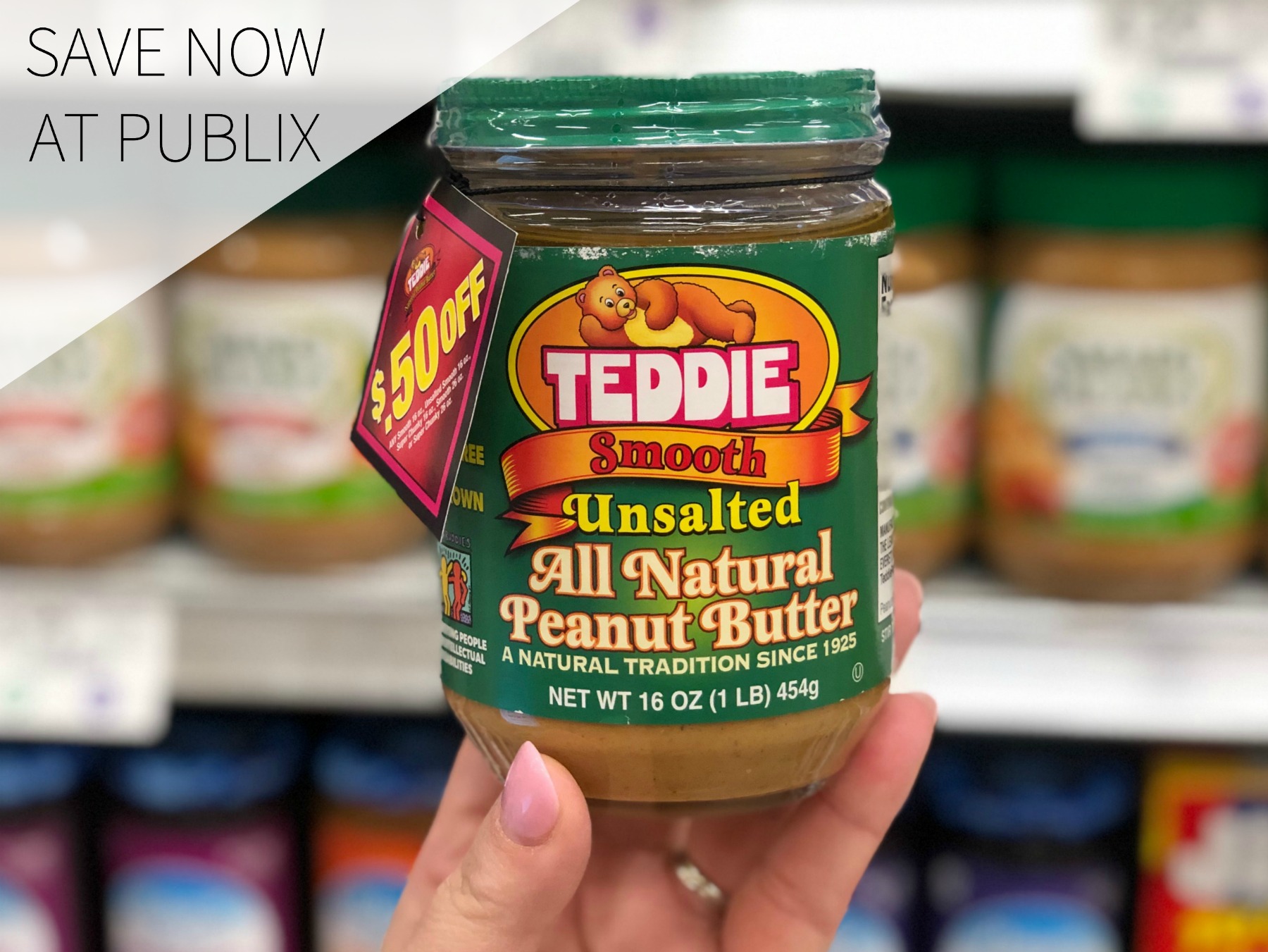 Save On Teddie All Natural Peanut Butter Through 5/10 At Your Local Publix 2