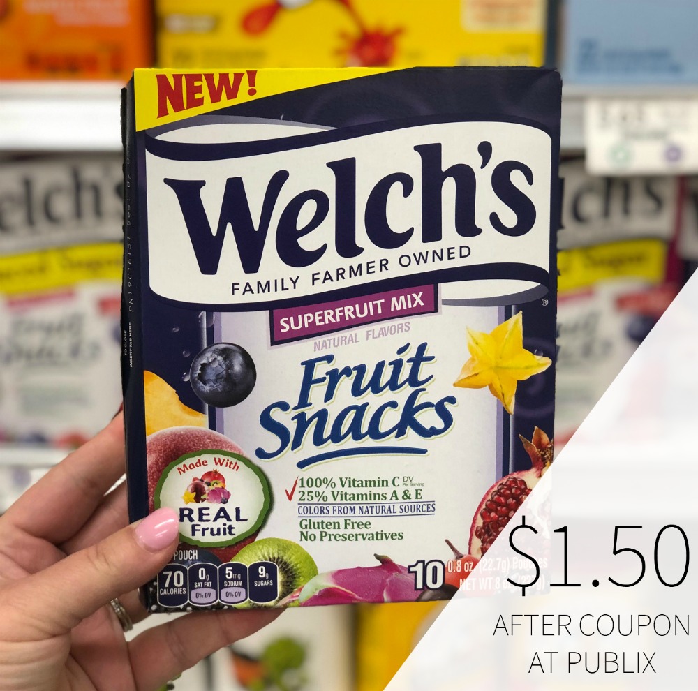 Welch’s Fruit Snacks Just $1.50 At Publix 1