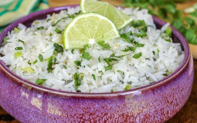 Five Minute Cilantro Lime Rice