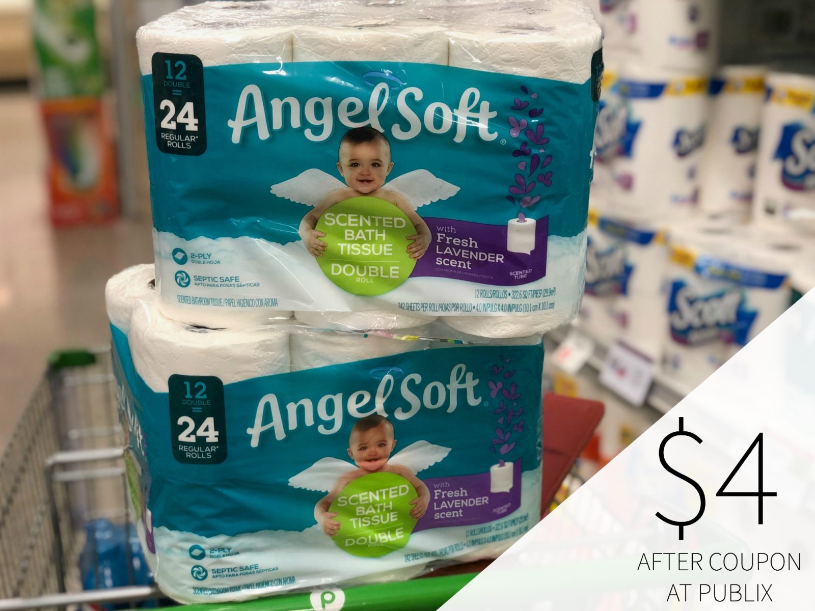 Can’t-Miss Deal On Angel Soft Bathroom Tissue At Publix – Try New Angel Soft With Fresh Lavender Scent