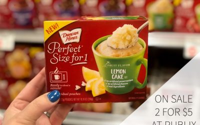 Duncan Hines® Perfect Size for 1® On Sale 2 For $5 At Publix