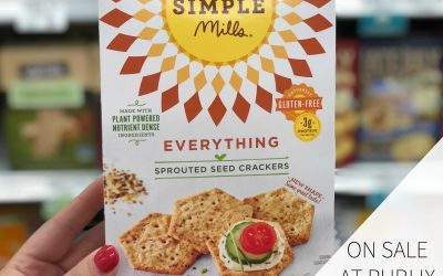 Big Savings On Simple Mills Cookies or Crackers Now Through 5/24 At Your Local Publix
