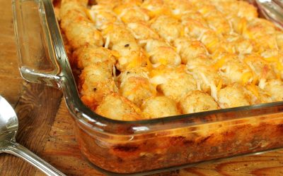 Tater Tot Chili Cheese Dog Casserole – Super Meal To Go With The Sales At Publix