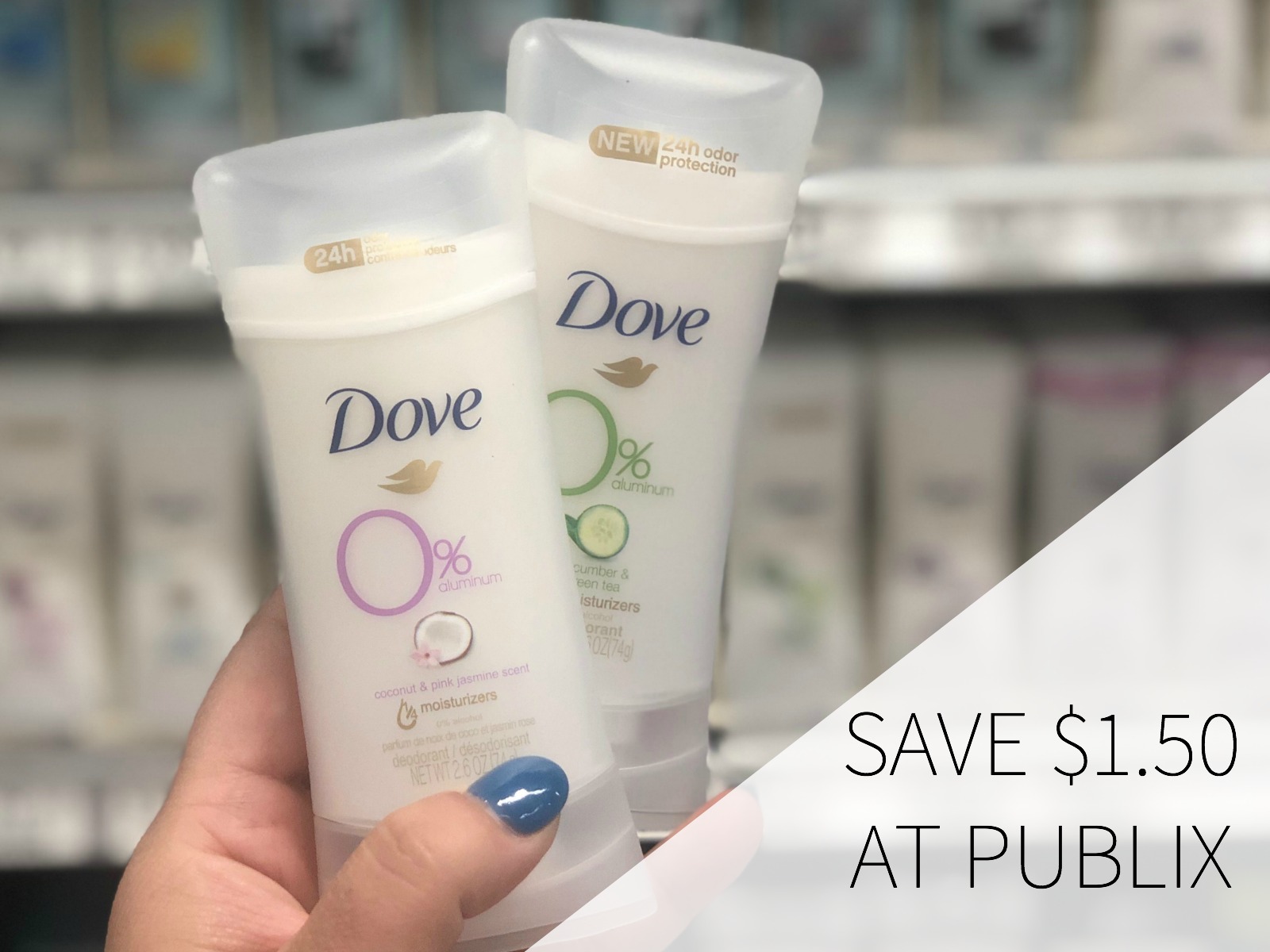 Save $1.50 On Your Purchase Of Dove 0% Aluminum Deodorant Right Now At Publix on I Heart Publix 1