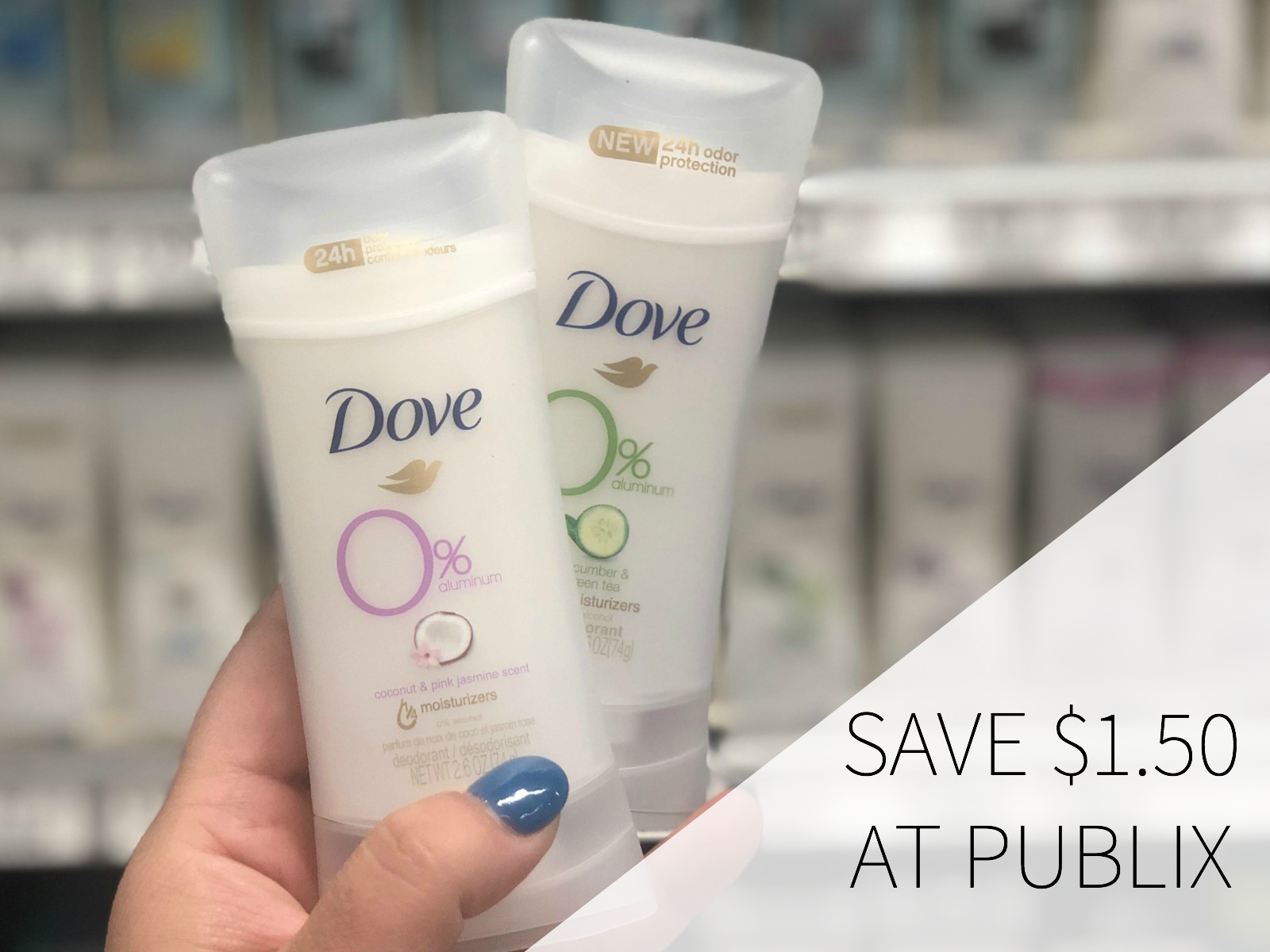 Save 1.50 On Your Purchase Of Dove 0 Aluminum Deodorant Right Now At