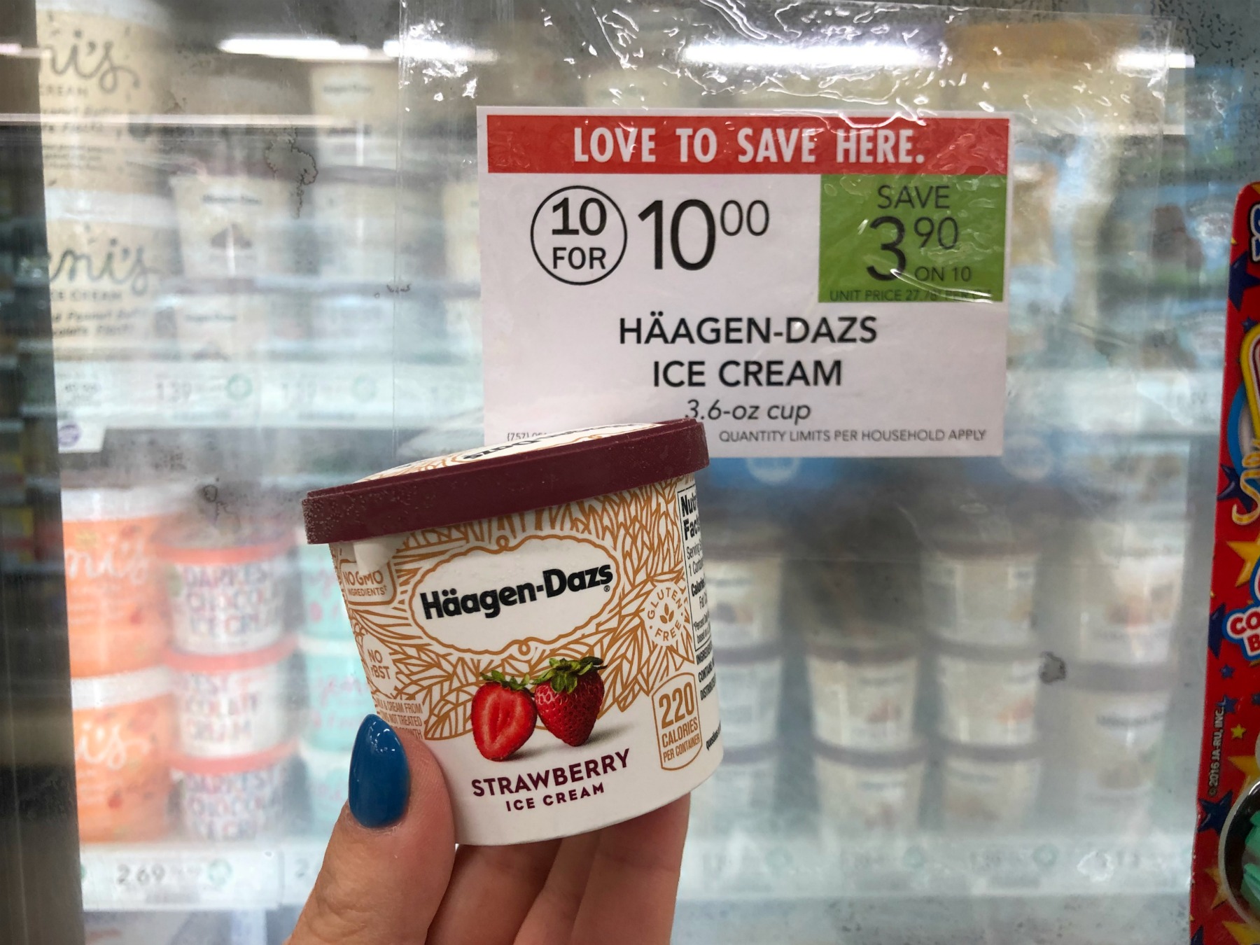 haagen dazs single serve ice cream