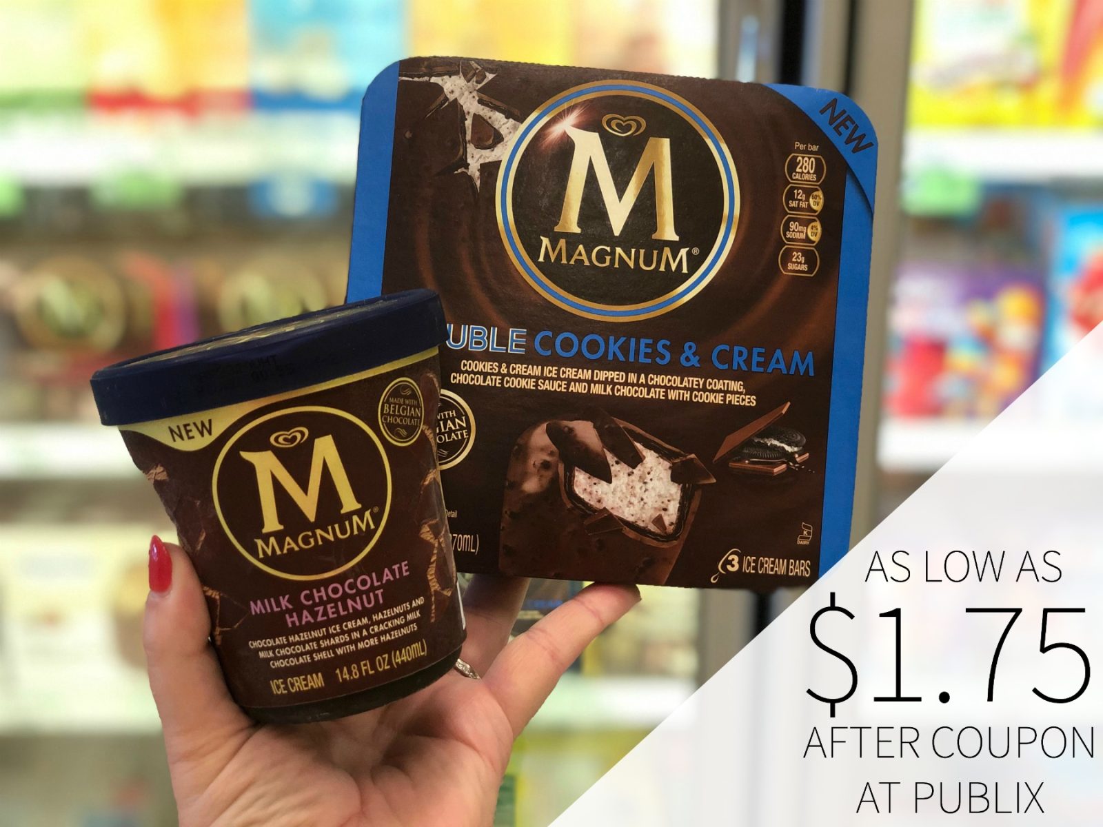 Stock Up On Magnum Bars And Tubs During The Publix BOGO Sale – Treats As Low As $1.75!