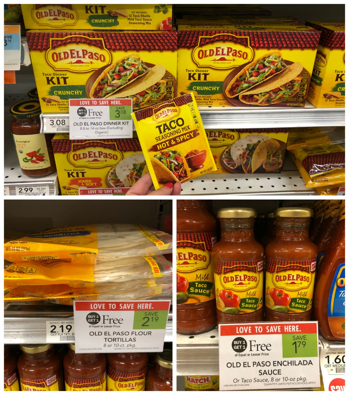 old el paso shelf on I Heart Publix