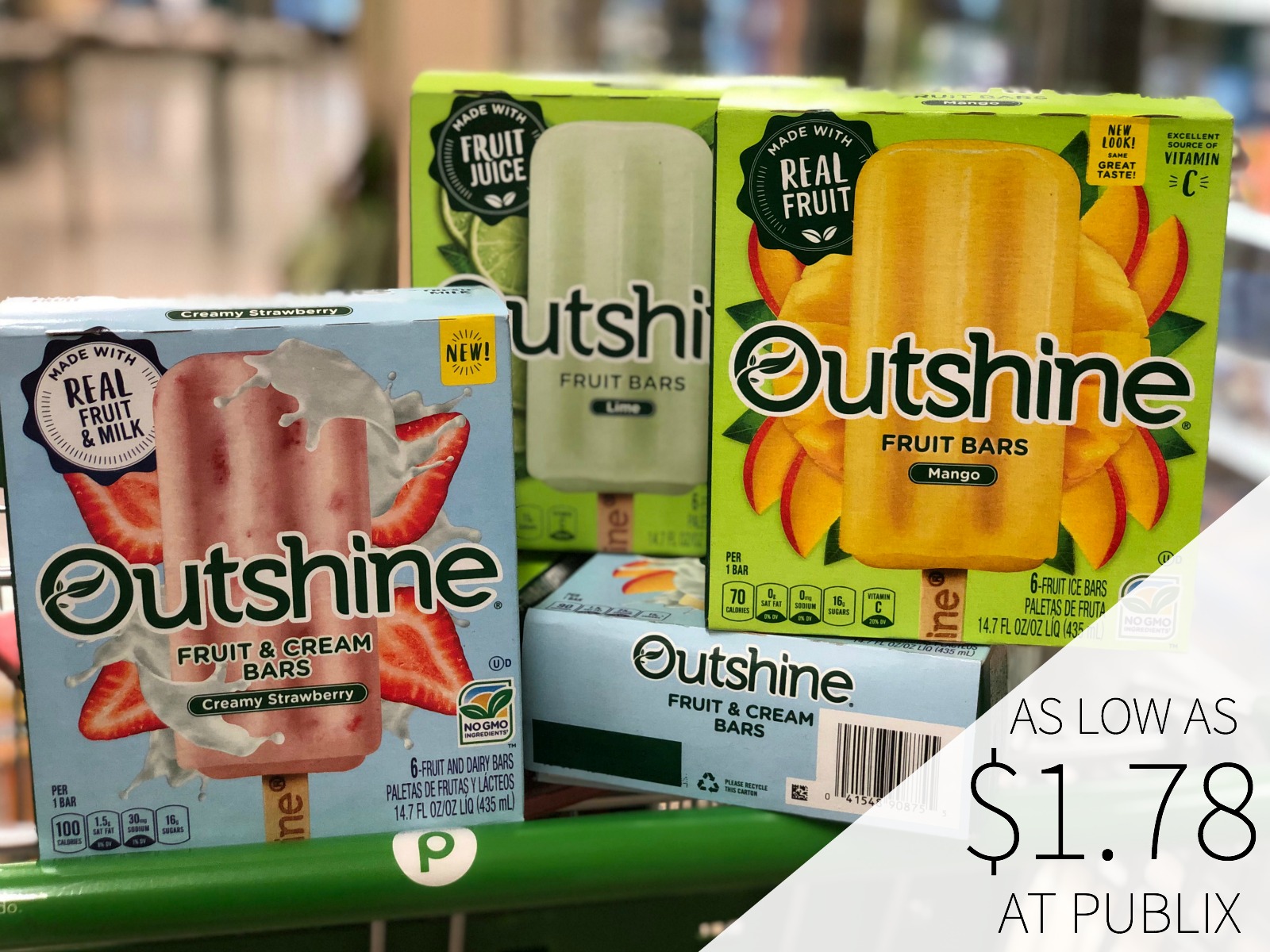 Perfect Week To Earn Your Publix Gift Card in  The Have Happy On Hand Reward Offer (BOGO Sales On Häagen-Dazs & Outshine Bars!)