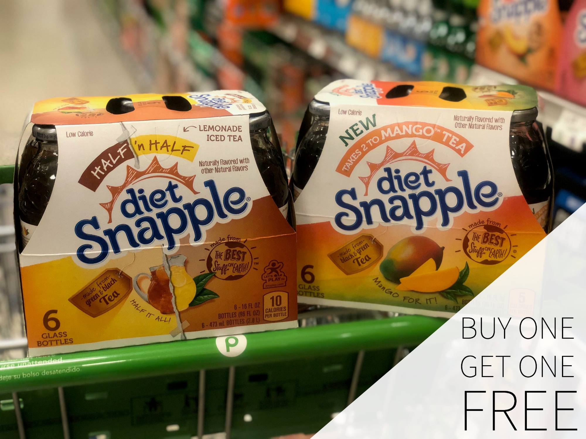 snapple BOGO on I Heart Publix
