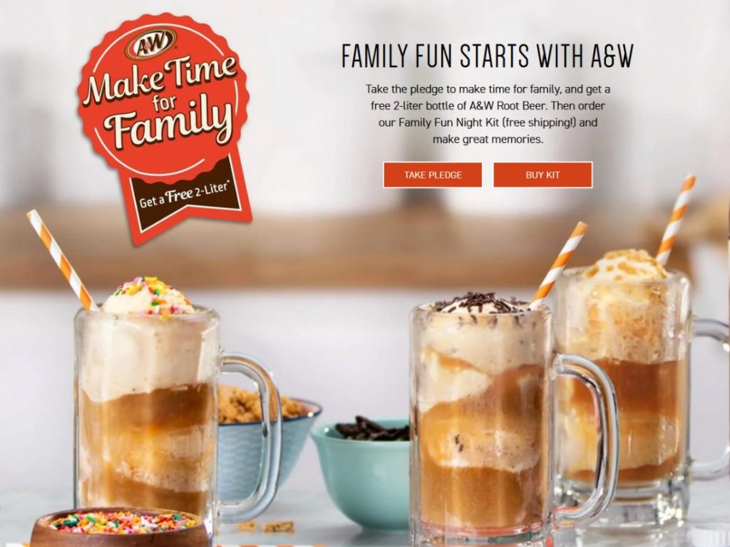 FREE A W Root Beer 2 Liter Coupon To Print