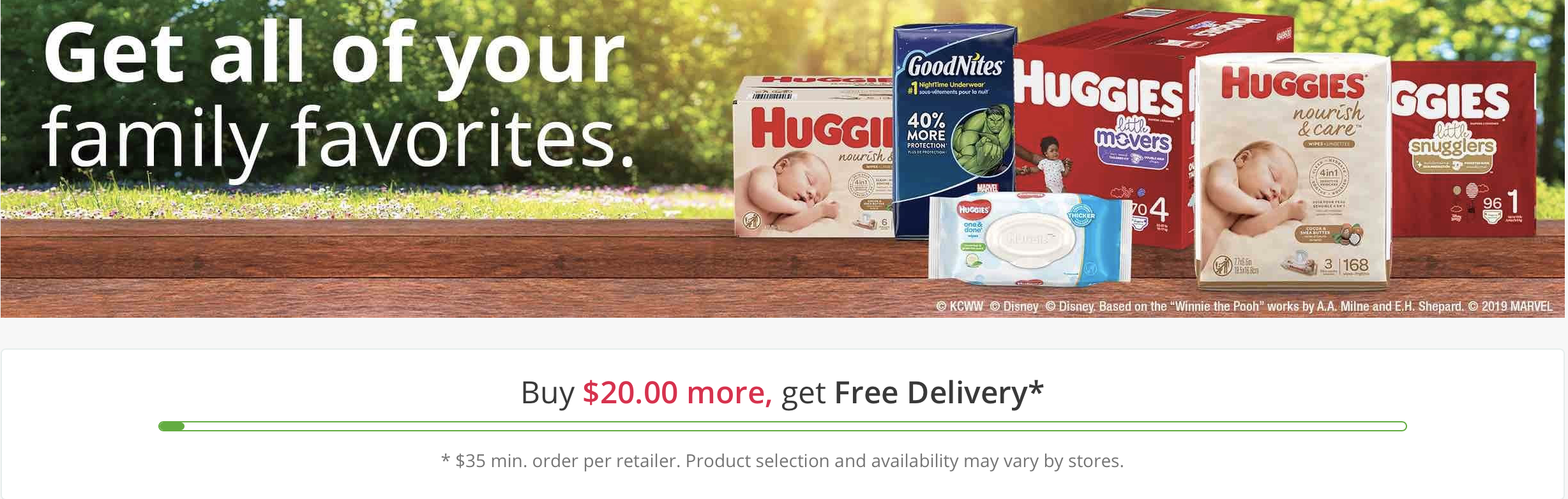 Free Instacart Delivery With A $20 Huggies, Pull-Ups & GoodNites Purchase At Publix on I Heart Publix