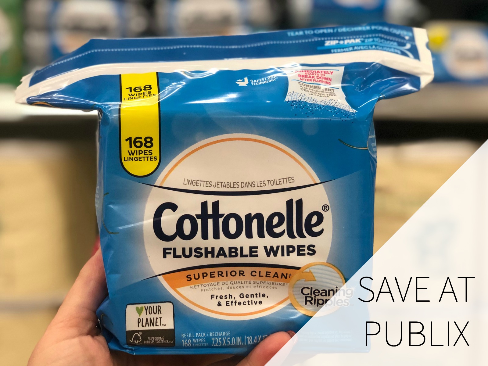 Awesome Deals On Cottonelle Toilet Paper and Cottonelle Flushable Wipes