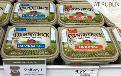 Super Deal On Country Crock Spread With The Big $2 Publix Coupon  (Savings Available Through 7/5)
