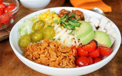 Try New Knorr Ready To Heat Rice In My Easy Southwestern Burrito Bowl For A Meal In Minutes!