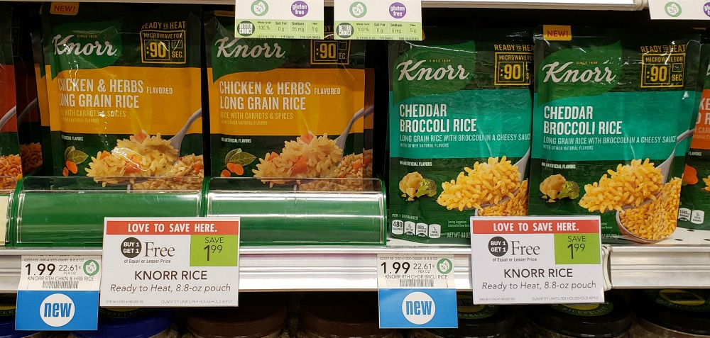 NEW Knorr Ready To Heat Rice On Sale Buy One, Get One FREE At Publix on I Heart Publix 1