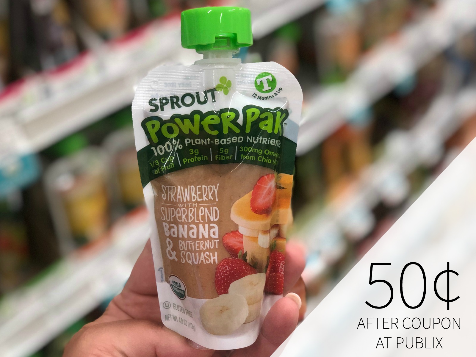 Stock Up On Sprout Pouches And Snacks This Week At Publix – Fantastic Deal On Plant Powered Goodness!