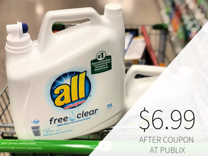 New All Detergent & Snuggle Coupon - $6.99 At Publix on I Heart Publix