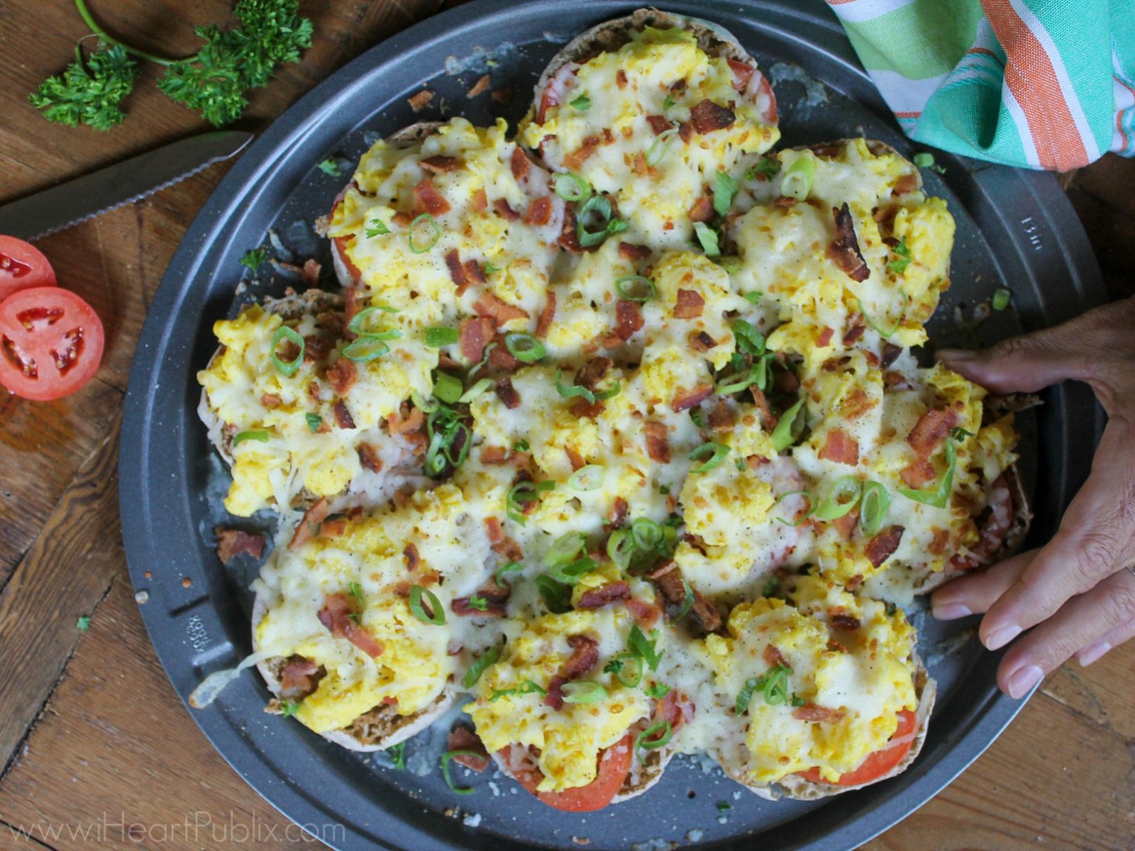 English Muffin Breakfast Pizza Pull Apart – Super Meal To Go With The Sales At Publix
