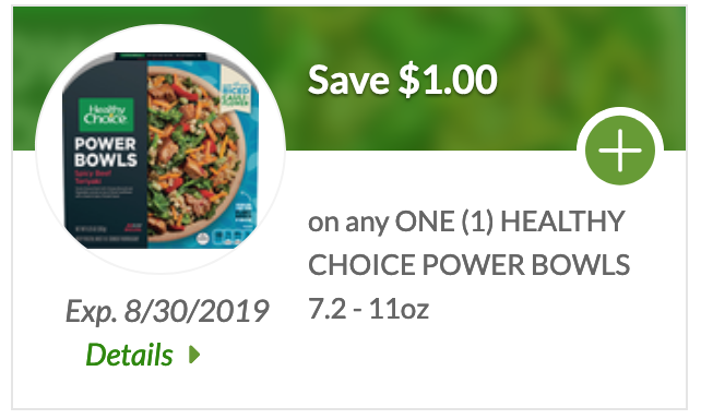 New Coupon - Save On Healthy Choice Power Bowls At Publix