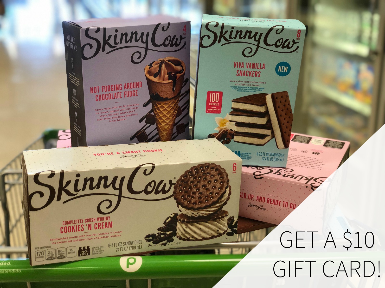 Get A $10 Gift Card With The Skinny Cow Rewards Program – Program Ends In May!
