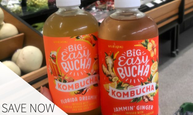 Try The New Big Easy Bucha Flavors & Save Now At Publix