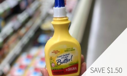 Still Time To Use The High Value I Can’t Believe It’s Not Butter! Coupon – Clip & Save $1.50 At Publix