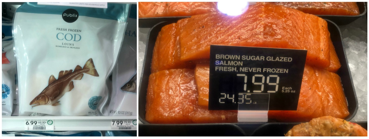 Publix Cod Salmon Shelf I Heart Publix