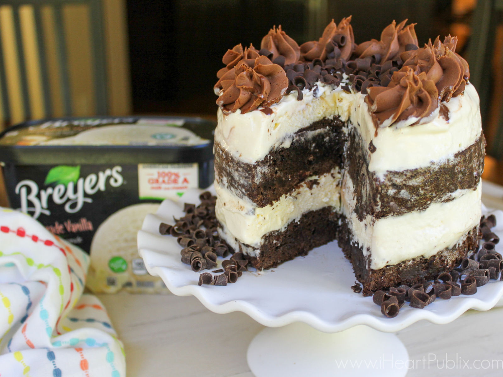 Serve Up A Brownie Ice Cream Cake At Your Next Gatherings – Save On Breyers Ice Cream Right Now At Publix