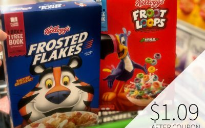Go Back To School With Kellogg’s & Save – Frosted Flakes And Froot Loops Are BOGO At Publix