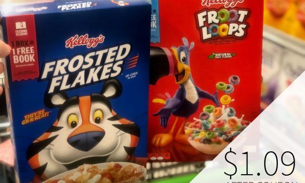 Go Back To School With Kellogg’s & Save – Frosted Flakes And Froot Loops Are BOGO At Publix