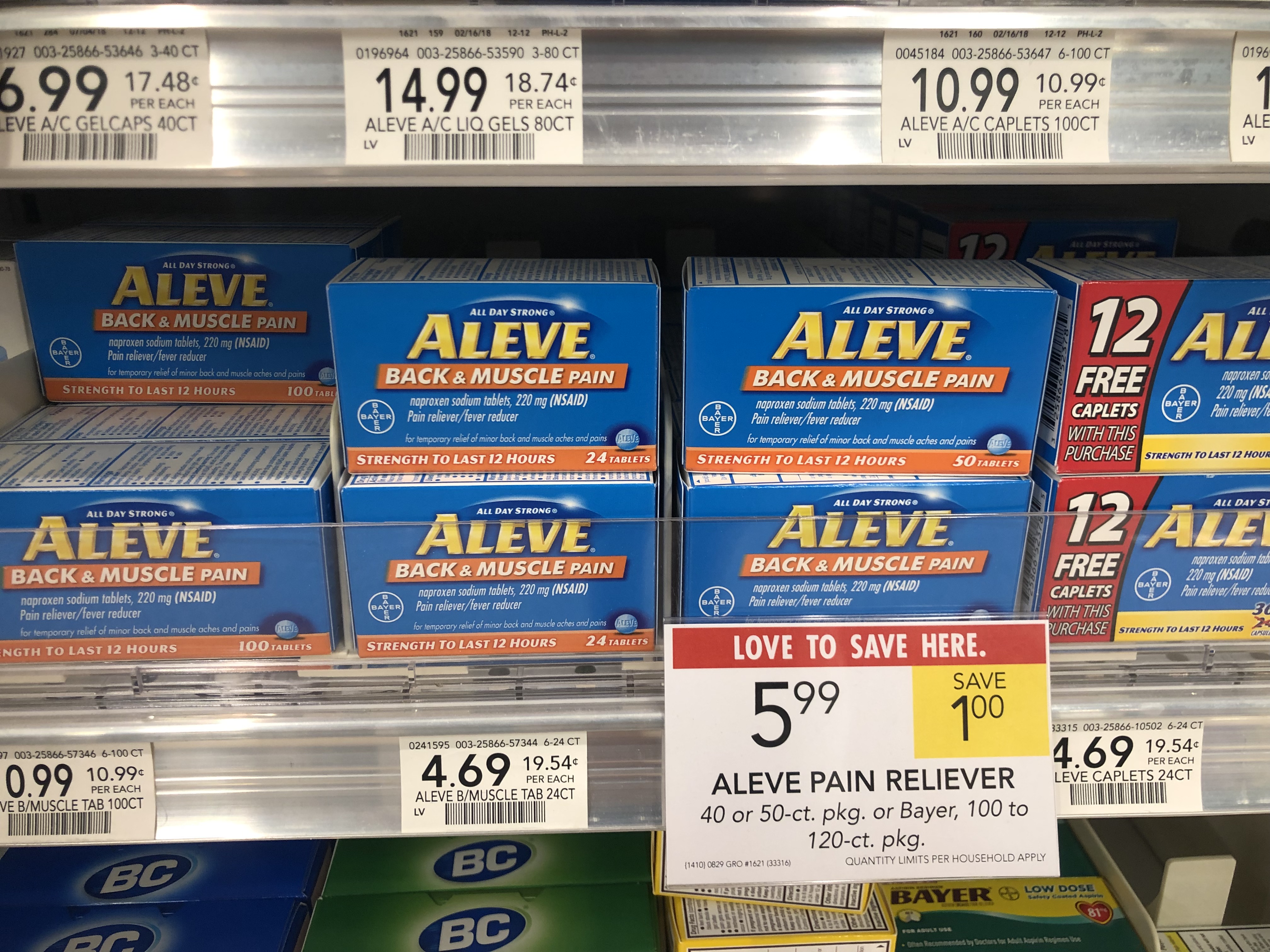 New Aleve Back & Muscle Pain Coupon - Bottles Just $1.69 At Publix
