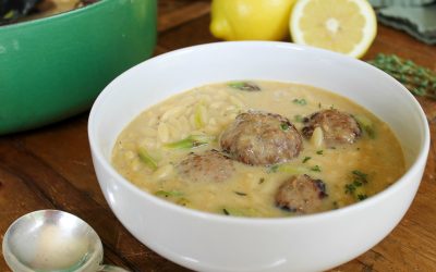Lemony Orzo Meatball Soup – Fantastic Recipe To Make With Carando Meatballs