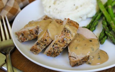 Pork Tenderloin With Peppercorn Sauce – Perfect Meal For The Super Deal On Smithfield Marinated Fresh Pork At Publix