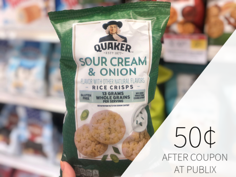 Quaker Popped Rice Crisps Only 50¢ At Publix on I Heart Publix 1