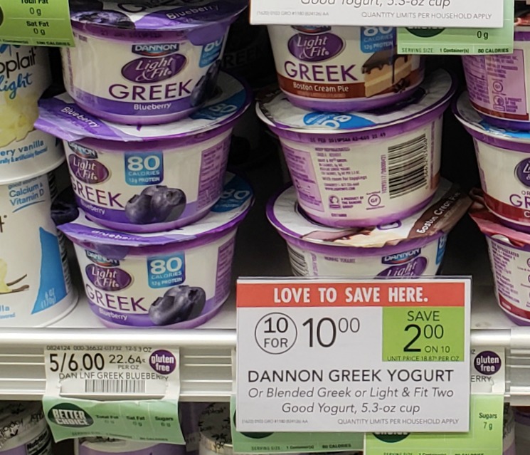 Dannon Light & Fit Greek Yogurt Just 60¢ At Publix on I Heart Publix
